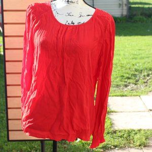 Ophelia Roe Women's Texture Top RED